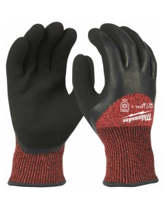 Перчатки с защитой от порезов уровень 3 зимние размер L 9 12 пар 4932471611 Milwaukee