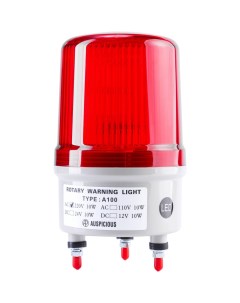 Лампа сигнальная LTE 1103W красная LED 220VAC вращение мигание свечение Китай LE Ucd