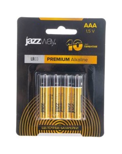 Алкалиновая батарейка LR03 PREMIUM Alkaline BL 4 5002197 Jazzway