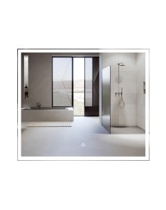 Зеркало для ванной с подсветкой настенное Valled 95 х 80 см Air glass