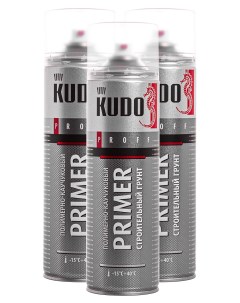 Грунт строительный PRIMER полимерно каучуковый 3 шт Kudo