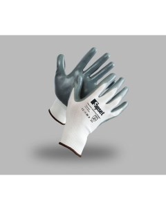 SARSET Перчатки защитные рабочие с нитриловым покрытием Polluks 3 ПАРЫ 7 РАЗМЕР P Sapset