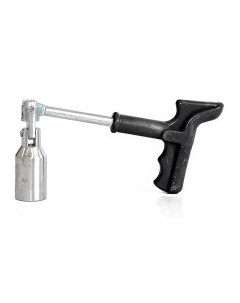 Ключ свечной с карданным шарниром 21 мм матовый усиленная ручка A2dm