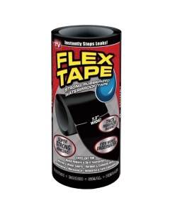 Сверхсильная клейкая лента монтажная водостойкая изолента X0027 черная 18 см Flex tape
