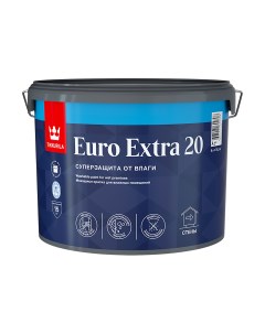 Краска Euro Extra 20 Евро 20 9л бесцветный база С Tikkurila