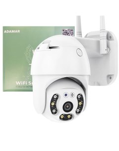 Беспроводная IP камера видеонаблюдения WiFi Smart Camera белая Adamar