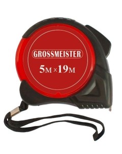 Рулетка 5м х 19мм 009105002 Grossmeister