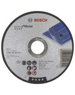 Диск отрезной абразивный МЕТАЛЛ 125Х1 6 мм 2608600219 Bosch
