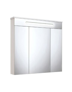 Зеркальный шкаф Парма 75 белый с подсветкой 00000001148 Runo