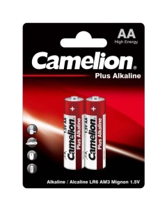 Батарейка Alkaline Plus LR6 BP2 AA 1 5V 2 шт Camelion