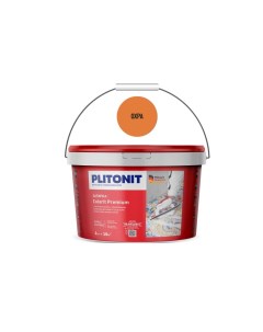 Затирка цементная эластичная Colorit Premium охра 2 кг Plitonit