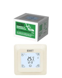 Терморегулятор для теплого пола IQ Thermostat TS слоновая кость Iqwatt