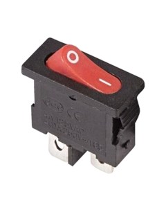 Выключатель клавишный Mini ON OFF красный 36 2051 Rexant