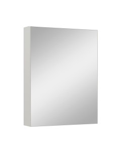 Зеркало шкаф для ванной Лада 50 белый правый Runo