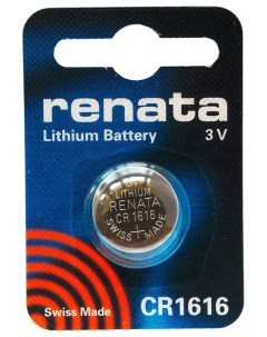 Батарейка CR1616 1BL 1шт Renata