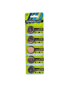 Батарейка Литиевая Lithium Таблетка 3V Упаковка 5 Шт Cr2016 Bp5 5Шт Ergolux