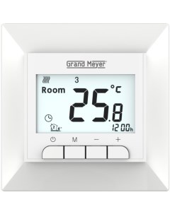 Терморегулятор для теплых полов gm 119white Grand meyer