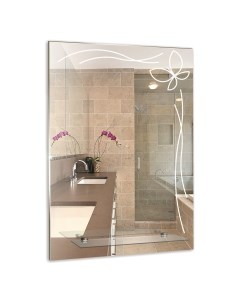 Зеркало д ванной Альтаир 53 5x68 5 с полкой без подсветки Mixline