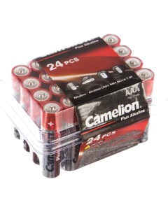 Батарейка Alkaline Plus LR03 PB24 AAA 1 5V 24 шт Camelion