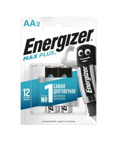 Батарейка алкалиновая Max Plus LR6 R6 2 шт Energizer