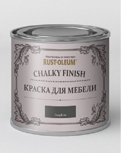 Краска для мебели и декора Chalky Finish матовая Graphite Графит Rust-oleum