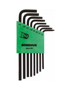 Набор из 8 ключей BONDHUS L T6 T25 31832 Torx