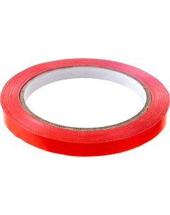 Упаковочная лента PVC 9мм x 66м красная 54мк 0777090 Folsen