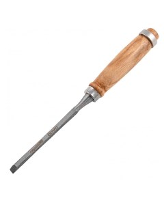 Стамеска прямая 6мм деревянная ручка Sparta