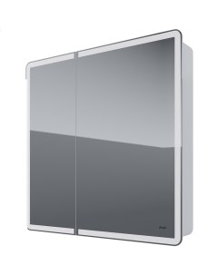 Зеркальный шкаф Point 80 99 9034 с подсветкой Белый с инфракрасным выключателем Dreja