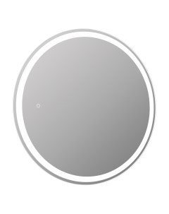 Зеркальный шкаф Torneo 600х600 мм с подсветкой белый Континент