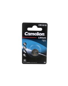 Батарейка Литиевая Lithium Таблетка 3v Упаковка 1 Шт Cr1616 Bp1 Camelion