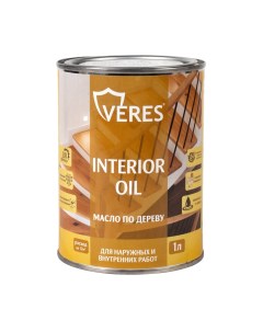 Масло для дерева Interior Oil 1 л бесцветное Верес