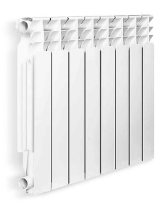 Биметаллический радиатор 10 секций белый 4534047 Oasis