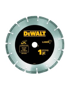 Алмазный круг сегментный универсальный DT3743 230 x 22 2 мм h 8 5 Dewalt