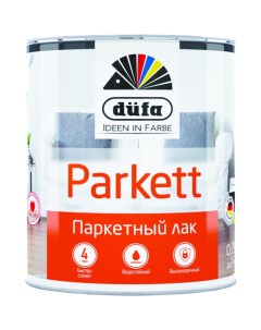 Паркетный лак Retail PARKETT глянцевый 750 мл Н0000002238 Dufa