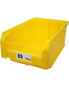 Ящик пластиковый 9 4л желтый C3 Y 2 Старкит