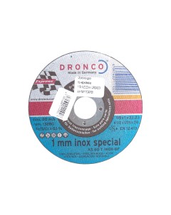 Отрезной диск по нержавейке Special AS60T INOX 115x1 0x22 23 1111240100 Dronco