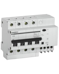 Выключатель автоматический дифференциального тока АД14 4 п 25 А 30 мА Generica
