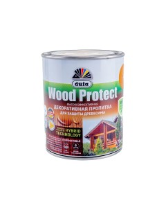 Пропитка Wood Protect для защиты древесины сосна 750 мл МП000015772 Dufa