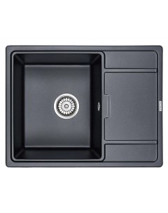 Мойка для кухни гранитная WEIMAR PM216550 BLM черный металлик Paulmark