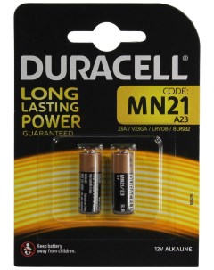 Батарейка MN21 2BL 2 шт Duracell