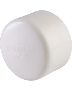 Заглушка полипропиленовая d 32 мм белая Политэк