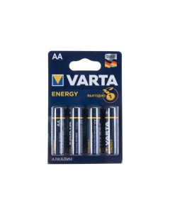Батарейки Алкалиновые AA LR6 4 шт Varta