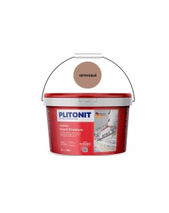 Затирка цементная эластичная Colorit Premium коричневая 2 кг Plitonit