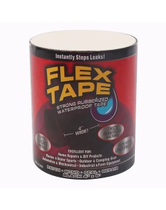 Сверхсильная клейкая лента монтажная водостойкая изолента X0027 черная 10 см Flex tape