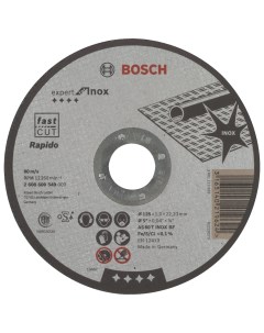 Диск отрезной абразивный AS 60 T INOX BF 125x1x22 23мм 2608600549 Bosch