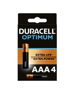 Батарейка Optimum AAA 4 шт Duracell