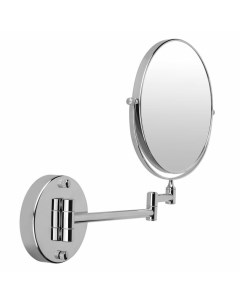 Зеркало с держателем настен кругл металлик F6108 Frap