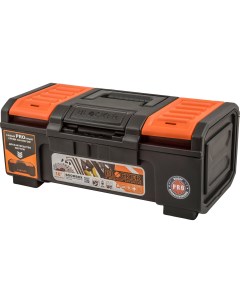 Ящик для инструментов Boombox 16 388х215х160 мм черный оранжевый Blocker