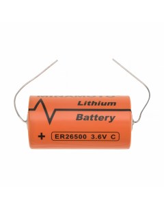 Батарейка MINAMOTO ER26500 W R14 C Lithium 3 6 В 8500 мАч с аксиальными выводами Nobrand